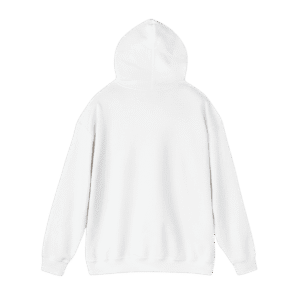 Nature Moderne pullover hoodie, white color, back view