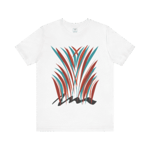 Nature Moderne t-shirt, white color, front view.