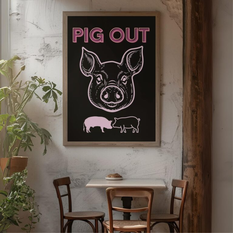 pig-out-black-poster-restaurant-2048