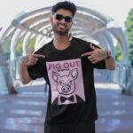 Pig Out In Style - Pink - Men's T-Shirt