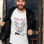 Pig Out - Men's T-Shirt